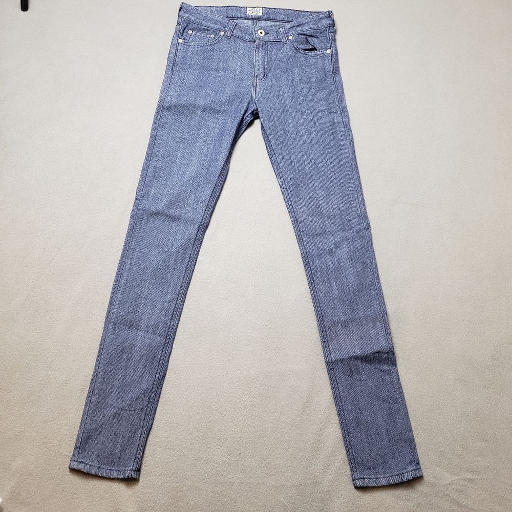 Naked and Famous - Raw Denim - Silk - The Skinny Silk Blend Denim - Size 28